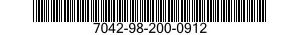 7042-98-200-0912  7042982000912 982000912