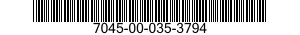 7045-00-035-3794  7045000353794 000353794