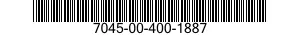 7045-00-400-1887  7045004001887 004001887