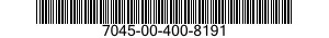 7045-00-400-8191  7045004008191 004008191