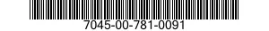 7045-00-781-0091  7045007810091 007810091