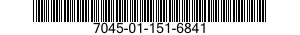 7045-01-151-6841  7045011516841 011516841
