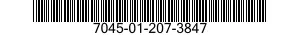 7045-01-207-3847  7045012073847 012073847