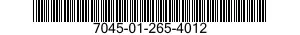 7045-01-265-4012 DISK,FLEXIBLE 7045012654012 012654012