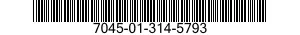 7045-01-314-5793 DISK,FLEXIBLE 7045013145793 013145793