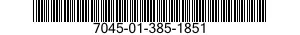 7045-01-385-1851 DISK,NONFLEXIBLE 7045013851851 013851851