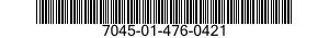 7045-01-476-0421 TEMPLATE,KEYBOARD,AUTOMATIC DATA PROCESSING 7045014760421 014760421