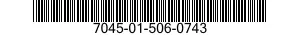 7045-01-506-0743 DISK CARTRIDGE,MAGNETIC 7045015060743 015060743