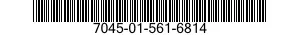 7045-01-561-6814 TEMPLATE,KEYBOARD,AUTOMATIC DATA PROCESSING 7045015616814 015616814