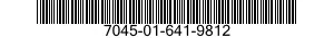 7045-01-641-9812 CASE,ACCESSORY KIT,AUTOMATIC DATA PROCESSING EQUIPMENT. 7045016419812 016419812