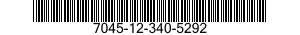 7045-12-340-5292 TEMPLATE,KEYBOARD,AUTOMATIC DATA PROCESSING 7045123405292 123405292