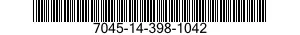 7045-14-398-1042 TAPE,ELECTRONIC DATA PROCESSING 7045143981042 143981042