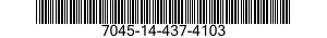 7045-14-437-4103 TAPE,ELECTRONIC DATA PROCESSING 7045144374103 144374103
