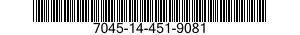 7045-14-451-9081 DISK CARTRIDGE,MAGNETIC 7045144519081 144519081
