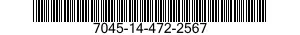 7045-14-472-2567 DISK,NONFLEXIBLE 7045144722567 144722567