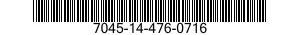 7045-14-476-0716 DISK CARTRIDGE,MAGNETIC 7045144760716 144760716