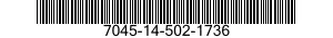 7045-14-502-1736 FILE,DISK,FLEXIBLE 7045145021736 145021736