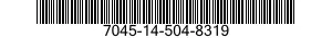 7045-14-504-8319 DISK,NONFLEXIBLE 7045145048319 145048319