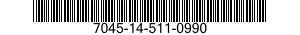 7045-14-511-0990 DISK,NONFLEXIBLE 7045145110990 145110990