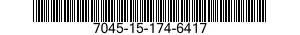 7045-15-174-6417 DISK,NONFLEXIBLE 7045151746417 151746417