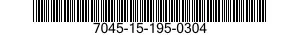 7045-15-195-0304 DRUM,FACSIMILE 7045151950304 151950304