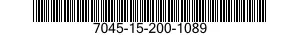 7045-15-200-1089 CASE,DATA CARRIER 7045152001089 152001089