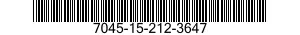 7045-15-212-3647 MODULO CONTINUO 37, 7045152123647 152123647