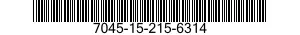 7045-15-215-6314 CARTUCCIA NERA HP D 7045152156314 152156314