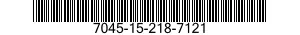 7045-15-218-7121 PRINTER SUBASSEMBLY 7045152187121 152187121