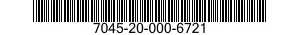 7045-20-000-6721 TAPE,ELECTRONIC DATA PROCESSING 7045200006721 200006721