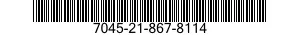 7045-21-867-8114 TAPE,ELECTRONIC DATA PROCESSING 7045218678114 218678114