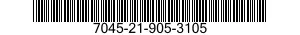 7045-21-905-3105 TAPE,ELECTRONIC DATA PROCESSING 7045219053105 219053105