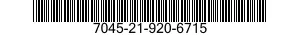 7045-21-920-6715 TAPE,ELECTRONIC DATA PROCESSING 7045219206715 219206715