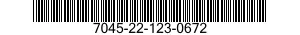 7045-22-123-0672 TAPE,ELECTRONIC DATA PROCESSING 7045221230672 221230672