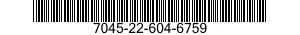 7045-22-604-6759 BUILT-IN FOR SIFCOM 7045226046759 226046759