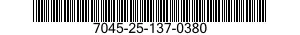 7045-25-137-0380 DISK,FLEXIBLE 7045251370380 251370380