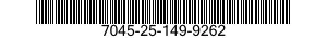 7045-25-149-9262 DISK PROGRAM,AUTOMATIC DATA PROCESSING 7045251499262 251499262