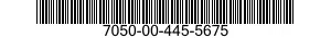 7050-00-445-5675  7050004455675 004455675