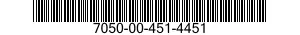 7050-00-451-4451 BLOCK,MOUNTING 7050004514451 004514451