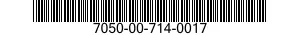 7050-00-714-0017  7050007140017 007140017