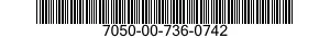 7050-00-736-0742  7050007360742 007360742