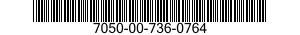 7050-00-736-0764  7050007360764 007360764