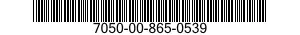 7050-00-865-0539  7050008650539 008650539