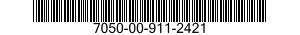 7050-00-911-2421  7050009112421 009112421