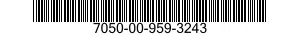 7050-00-959-3243  7050009593243 009593243