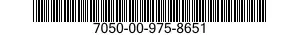 7050-00-975-8651  7050009758651 009758651