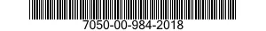 7050-00-984-2018  7050009842018 009842018