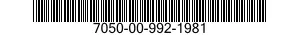 7050-00-992-1981  7050009921981 009921981