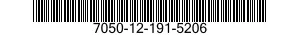 7050-12-191-5206 CONVERTER,ANALOG TO DIGITAL 7050121915206 121915206