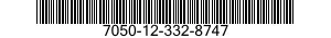 7050-12-332-8747 COMPUTER SUBASSEMBLY 7050123328747 123328747